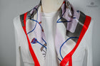 Pink, Red & Grey Carriage Scarf