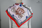 Pink, Red & Grey Carriage Scarf
