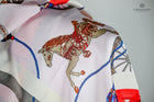 Pink, Red & Grey Carriage Scarf