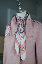 Wool Blend Blush Pink Moto Elegant Coat