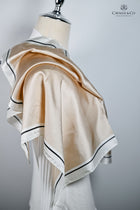 Plain Coffee & Cream Scarf