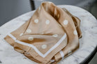 Polkadot Coffee & Cream Scarf