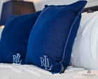 Ralph Lauren Navy Cushions 50 x 50cm