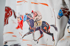 Fun casual Racehorse themed printed shirt