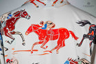 Fun casual Racehorse themed printed shirt