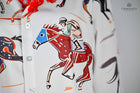 Fun casual Racehorse themed printed shirt