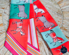 Silk Hair/Bag Twills Horse print-6 Colours