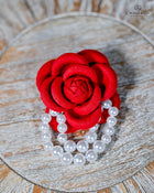 Rose & Pearl decorative Brooches