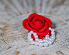 Rose & Pearl decorative Brooches