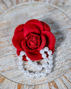 Rose & Pearl decorative Brooches