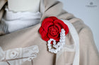 Rose & Pearl decorative Brooches