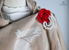 Rose & Pearl decorative Brooches