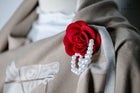 Rose & Pearl decorative Brooches