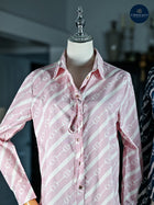 Secretariat Poplin Shirt - Horsebit (Dusty Rose)