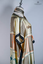 Silk Shawl Dress & Scarf