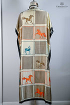 Silk Shawl Dress & Scarf