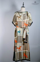 Silk Shawl Dress & Scarf