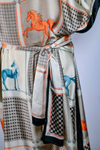 Silk Shawl Dress & Scarf