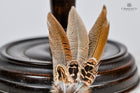 UK Hand Made Xtra Large Pheasant feather hat pin Bullet tip and 3 feather fan