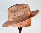 VALTER - POLY CRIN VENTED FEDORA-Tan