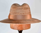 VALTER - POLY CRIN VENTED FEDORA-Tan