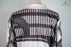 Vintage print silk style blouse