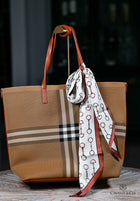 Wide equestrian printed-Hair-Bag Twills