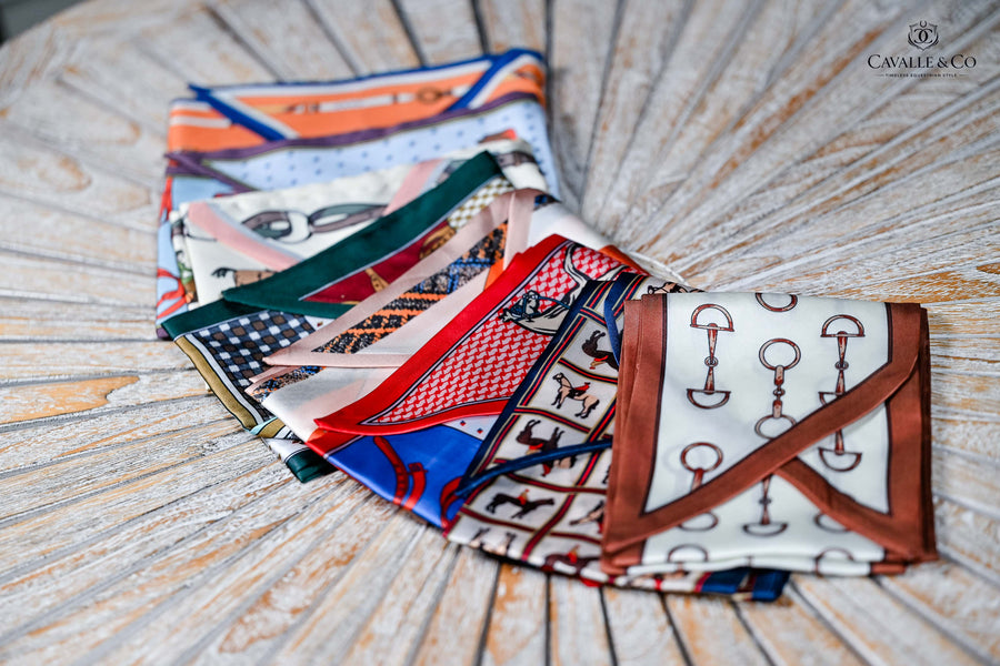 Wide equestrian printed-Hair-Bag Twills