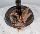 UK Hand Made XL Large Pheasant feather hat pin Cone tip Loop feather