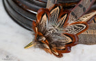 UK Hand Made XL Large Pheasant feather hat pin Cone tip Loop feather