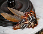 UK Hand Made Xtra Large Pheasant feather hat pin Cone tip