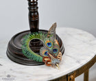 UK Hand Made Xtra Large Pheasant and peacock feather brooch Cone tip hat pin (I)