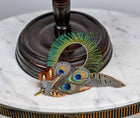 UK Hand Made Xtra Large Pheasant and peacock feather brooch Cone tip hat pin (I)