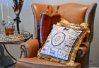 Luxury Velvet Equestrian Cushion including duck feather insert 40cm x40cm