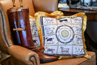 Luxury Velvet Equestrian Cushion including duck feather insert 40cm x40cm