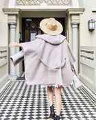 Jackson Landing Wool Blend Cape Coat: ONE SIZE