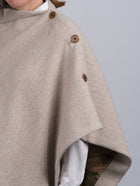 Women's Classic Tweed Cape - Alpaca