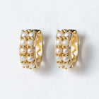 Prism - Pearl Pave Horseshoe Earring