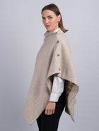 Women's Classic Tweed Cape - Alpaca
