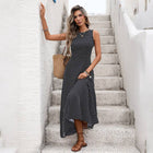 The Polka Dot Open Back Maxi Dress