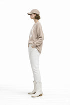 On Order-Horse Shoe Pullover Sweater - Brown
