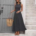 The Polka Dot Open Back Maxi Dress