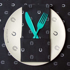 Lucky Slate Placemat - Set of Four - Horse Table Decor
