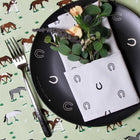 Complete Set Equestrian Table Setting Dining Bundle - Equine Decor
