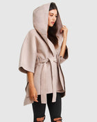 Jackson Landing Wool Blend Cape Coat: ONE SIZE