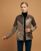 Giddy Up Zipper Sweater Reversible - Brown